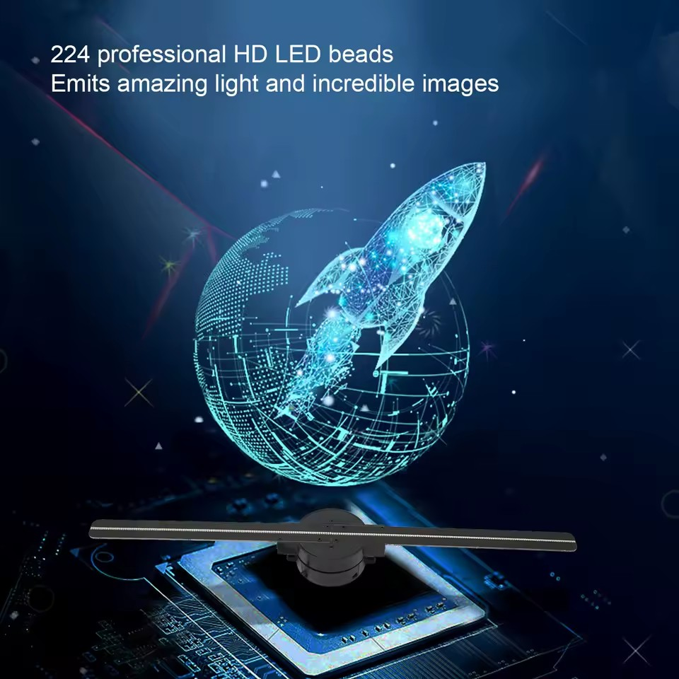 3D Hologram Fan Wi-Fi 3D Projector